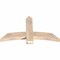 Ekena Millwork Bellingham Smooth Timber Gable Bracket, Douglas Fir, 48"W x 28"H x 3 1/2"D x 5 1/2"F, 14/12 Pitch GBW048X28X0406BEL00SDF - alternate 2